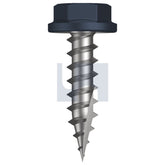 Hobsons - #10-12 x 20 Ironstone - Cl4 As3566 Type 17 Flanged Hex | Q519-Is (Pack Of 1000)